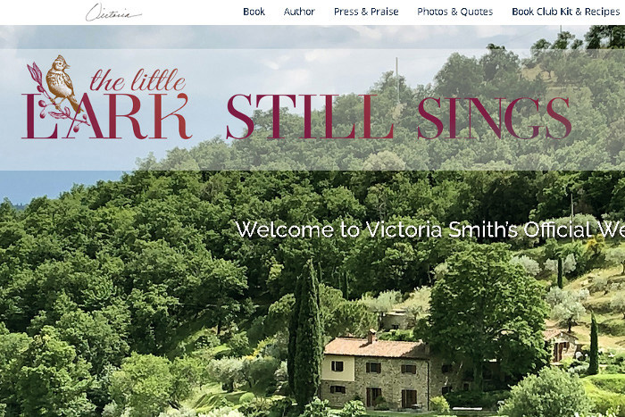 Screenshot della Homepage