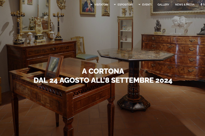 Screenshot della Homepage