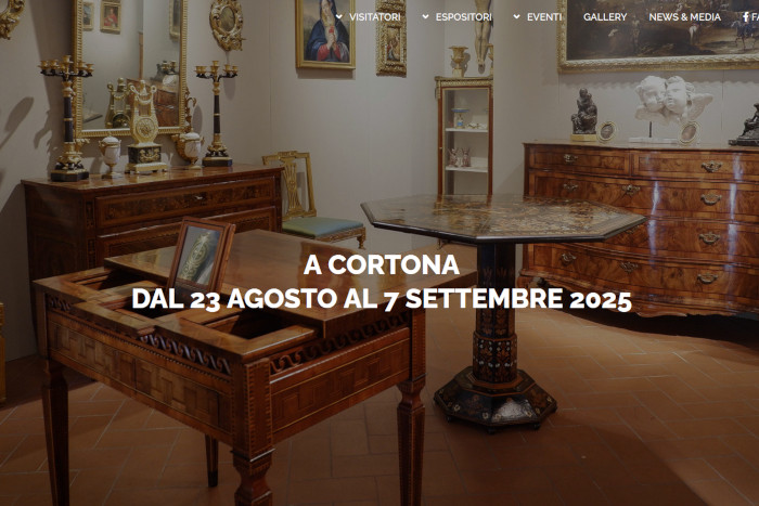 Screenshot della Homepage